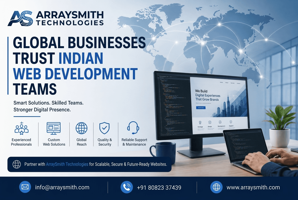 Why Global Companies Work With Indian Web Development Teams